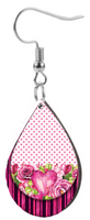 Valentine's Layered Effect - Teardrop Template Transfer