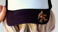 Bigfoot Walking - Trucker Hat Element - Faux Embroidery