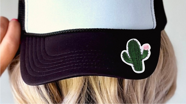 Cactus - Trucker Hat Element - Faux Embroidery