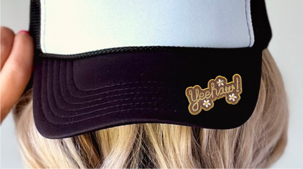 Yeehaw - Trucker Hat Element - Faux Embroidery