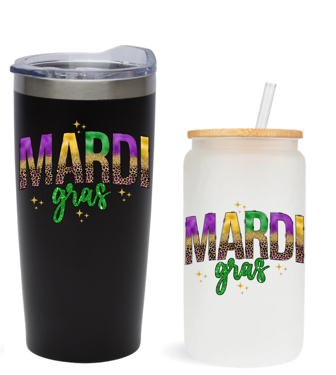 mardi gras vinyl decals