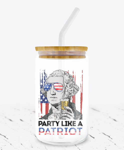 Party Like A Patriot -  UV DTF Decals