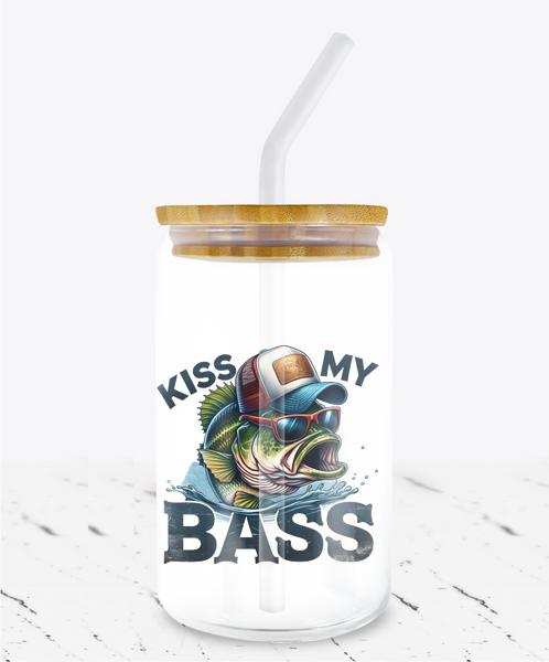 Kiss My Bass -  UV DTF Decals