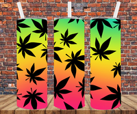 420 Leaves - Tumbler Wrap - Sublimation Transfers