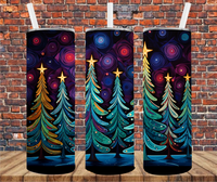 Abstract Trees - Tumbler Wrap Sublimation Transfers