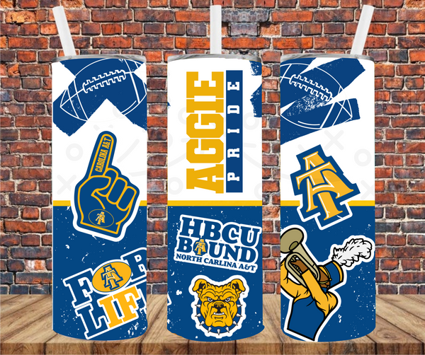 College - Tumbler Wrap - Sublimation Transfers