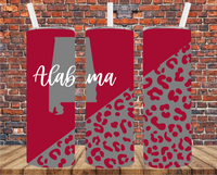 Alabama - Tumbler Wrap - Sublimation Transfers