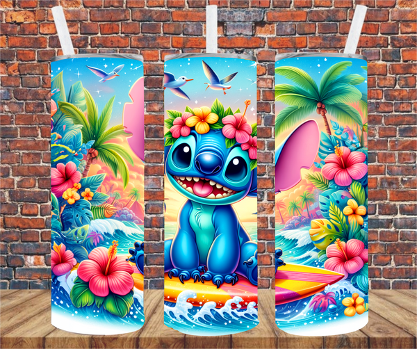 Aloha Character - Tumbler Wrap - Sublimation Transfers