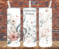 Amazing Grace - Tumbler Wrap - Sublimation Transfers