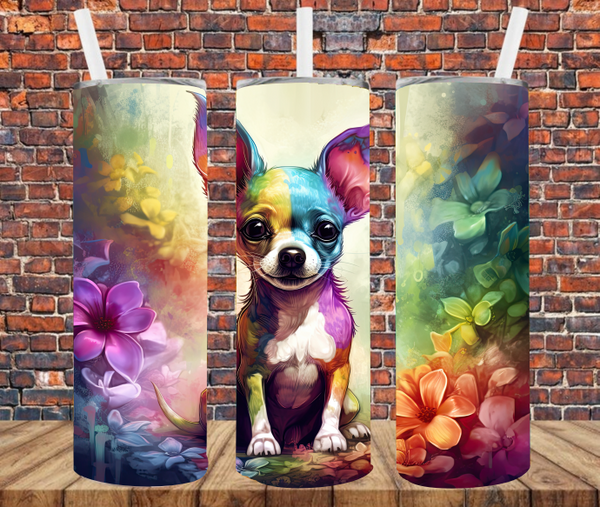 Baby Puppy - Tumbler Wrap Sublimation Transfers