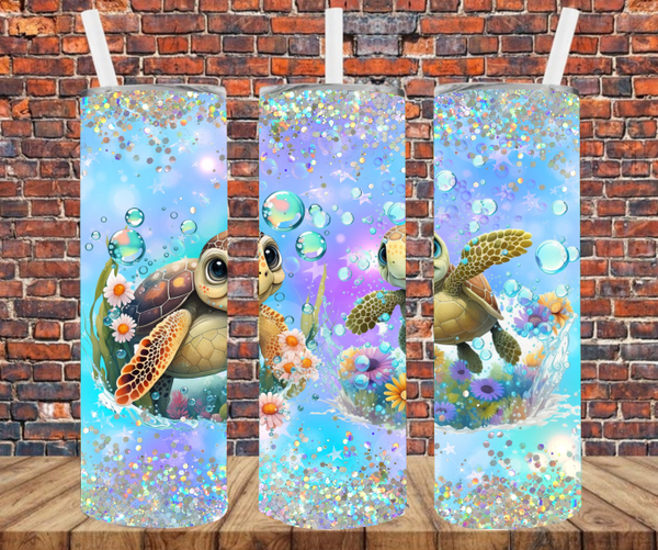 Baby Sea Turtles - Tumbler Wrap - Sublimation Transfers