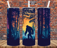 Bigfoot  - Tumbler Wrap - Sublimation Transfers