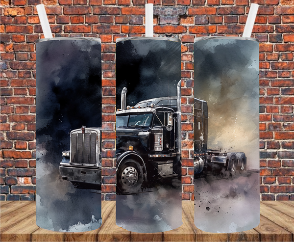 Truck Driver - Tumbler Wrap - Sublimation Transfers