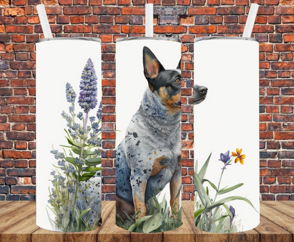 Blue Healer - Tumbler Wrap - Sublimation Transfers