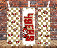 Pro Team Football - Tumbler Wrap Sublimation Transfers