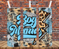 Boy Mama - Tumbler Wrap - Sublimation Transfers