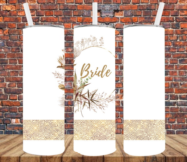 Bride - Tumbler Wrap Sublimation Transfers