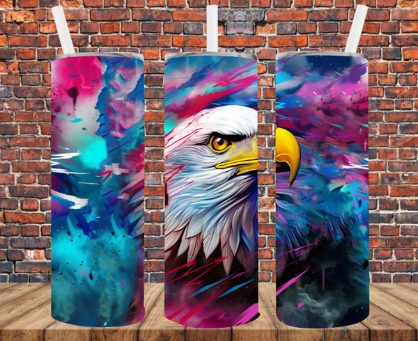 Bald Eagle - Tumbler Wrap Sublimation Transfers