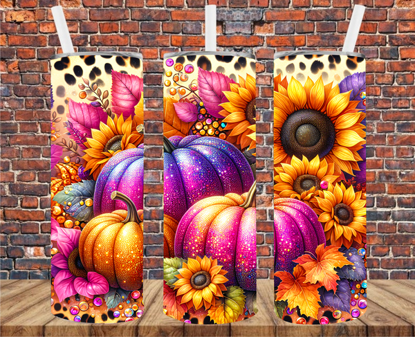 Fancy Pumpkins - Tumbler Wrap - Sublimation Transfers