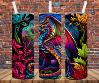 Dragon - Tumbler Wrap - Sublimation Transfers