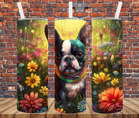 Frenchie Bulldog - Tumbler Wrap Sublimation Transfers