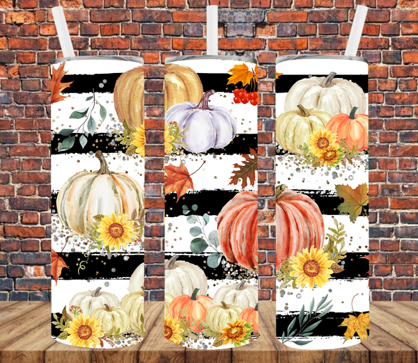 Fall Pumpkins - Tumbler Wrap - Sublimation Transfers