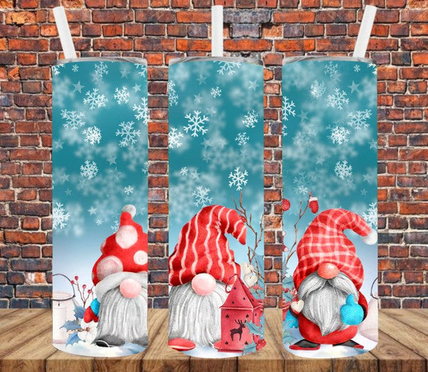 Christmas Gnomes - Tumbler Wrap Sublimation Transfers