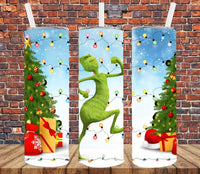 Green Christmas Movie - Tumbler Wrap Sublimation Transfers