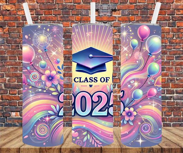 Class of 2025 - Tumbler Wrap - Sublimation Transfers