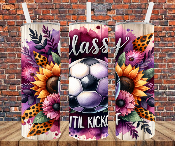 Classy Until Kickoff - Tumbler Wrap - Sublimation Transfers