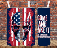 Come & Take It - Tumbler Wrap - Sublimation Transfers