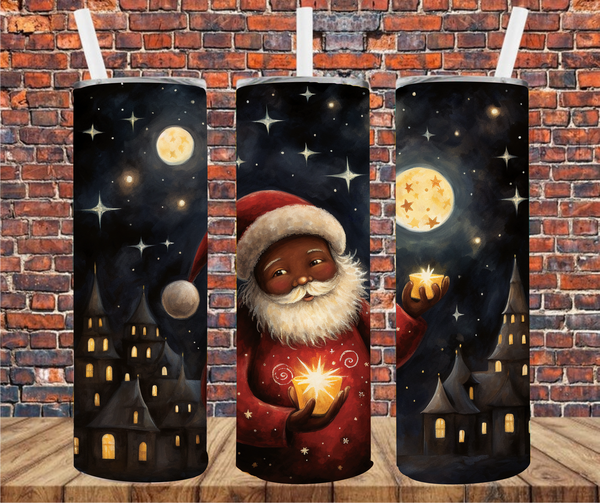 Adorable Santa - Tumbler Wrap Sublimation Transfers