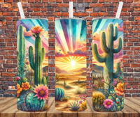 Desert Scene - Tumbler Wrap - Sublimation Transfers