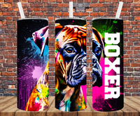 Boxer - Tumbler Wrap - Sublimation Transfers