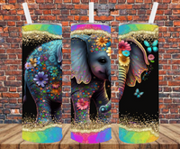 Elephant - Tumbler Wrap - Sublimation Transfers