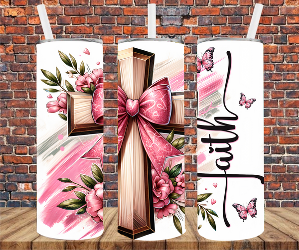 Faith - Tumbler Wrap - Sublimation Transfers