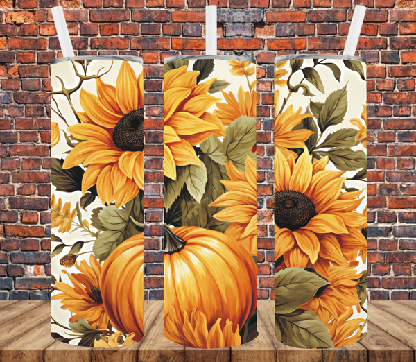 Fall Pumpkin - Tumbler Wrap - Sublimation Transfers