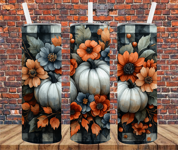 Fall Pumpkins - Tumbler Wrap Sublimation Transfers