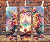 Fantasy Book - Tumbler Wrap - Sublimation Transfers