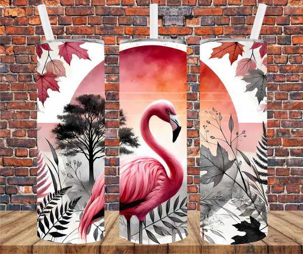 Flamingo - Tumbler Wrap - Sublimation Transfers