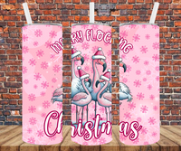 Merry Flocking Christmas - Tumbler Wrap - Sublimation Transfers