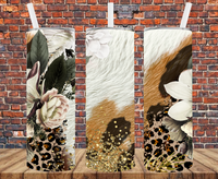 Leopard & Cowhide - Tumbler Wrap - Sublimation Transfers