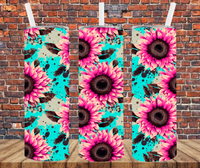 Floral - Tumbler Wrap - Sublimation Transfers