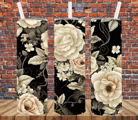 Floral - Tumbler Wrap - Sublimation Transfers