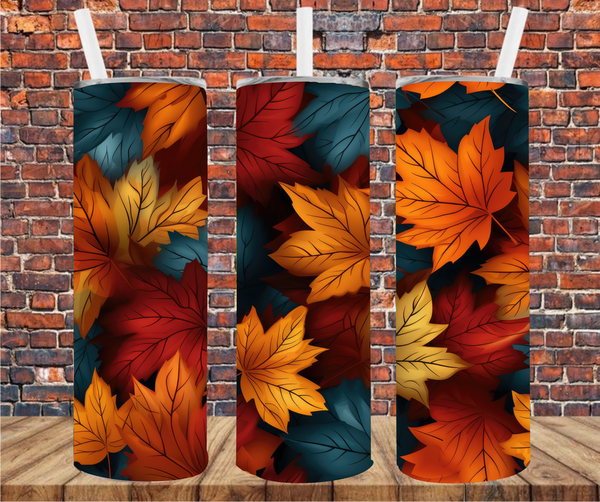 Autumn Leaves - Tumbler Wraps - Sublimation Transfers