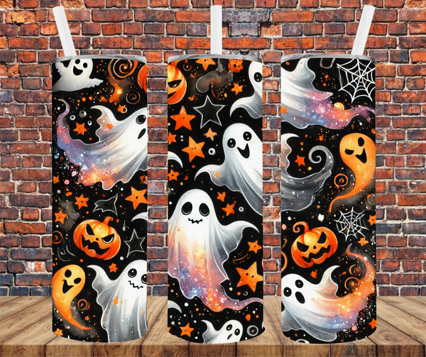 Not Scary Ghosts - Tumbler Wrap - Sublimation Transfers