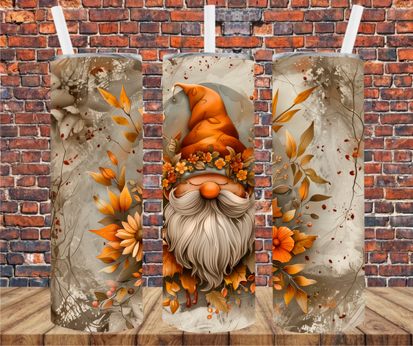 Fall Gnome - Tumbler Wrap - Sublimation Transfers