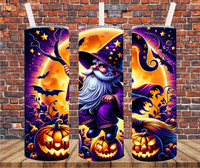 Gnome Witch - Tumbler Wrap - Sublimation Transfers