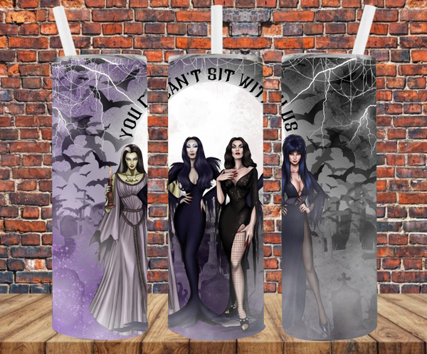 You Can't Sit With Us - Tumbler Wrap - Sublimation Transfers