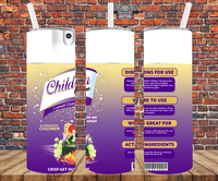 Children Be Gone Spray - Tumbler Wrap - Sublimation Transfers